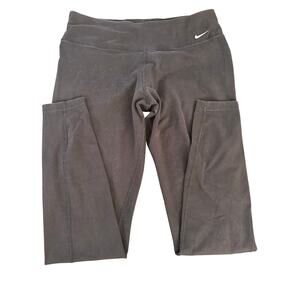 Nike Women's Brown Dri-Fit Activewear Ankle Leggings Size Large